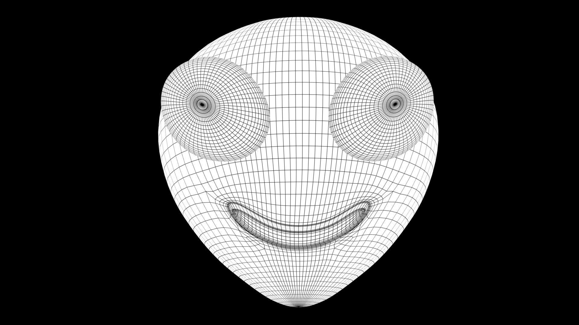 alien emoji 3D model_6