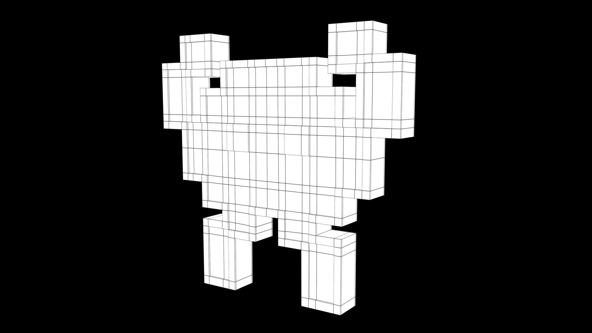 alien monster emoji 3D model_7