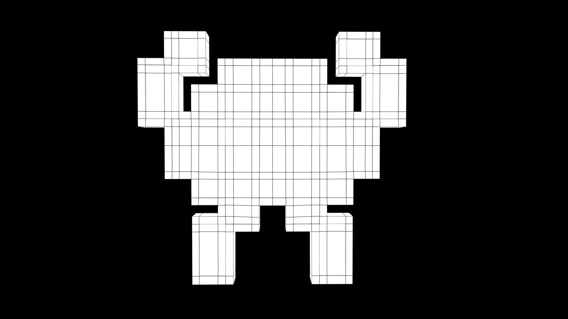 alien monster emoji 3D model_6