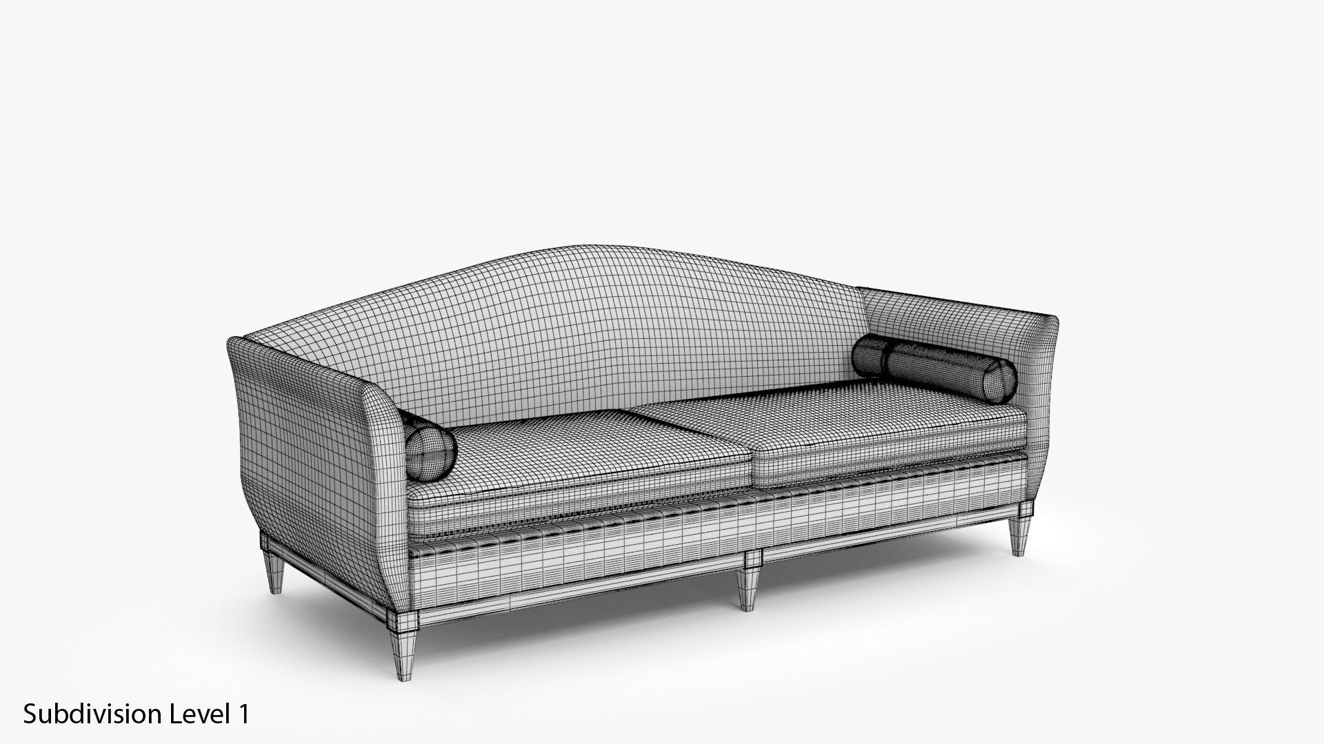 Ethan Allen Audrey Sofa 3D model_7