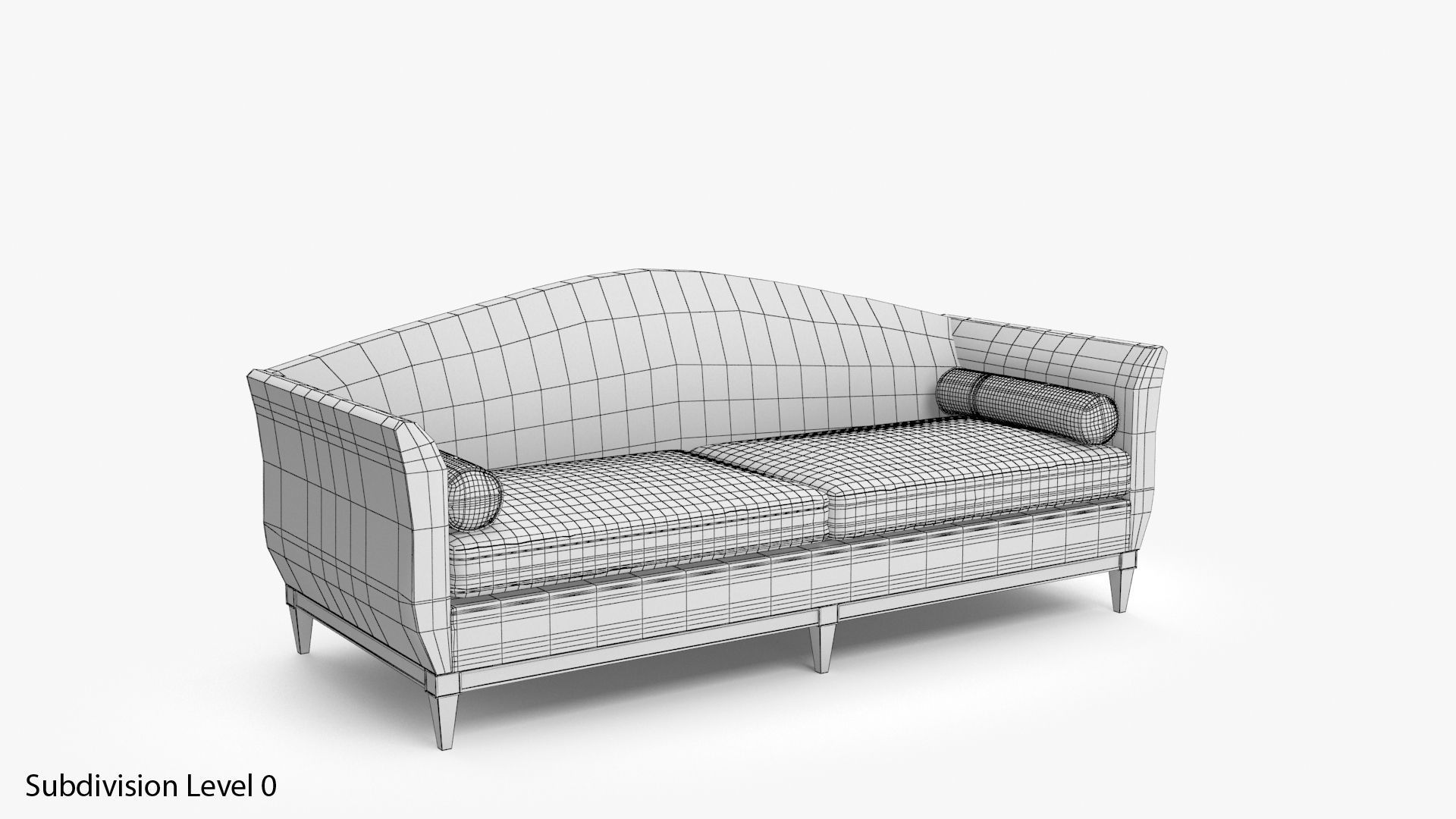 Ethan Allen Audrey Sofa 3D model_6