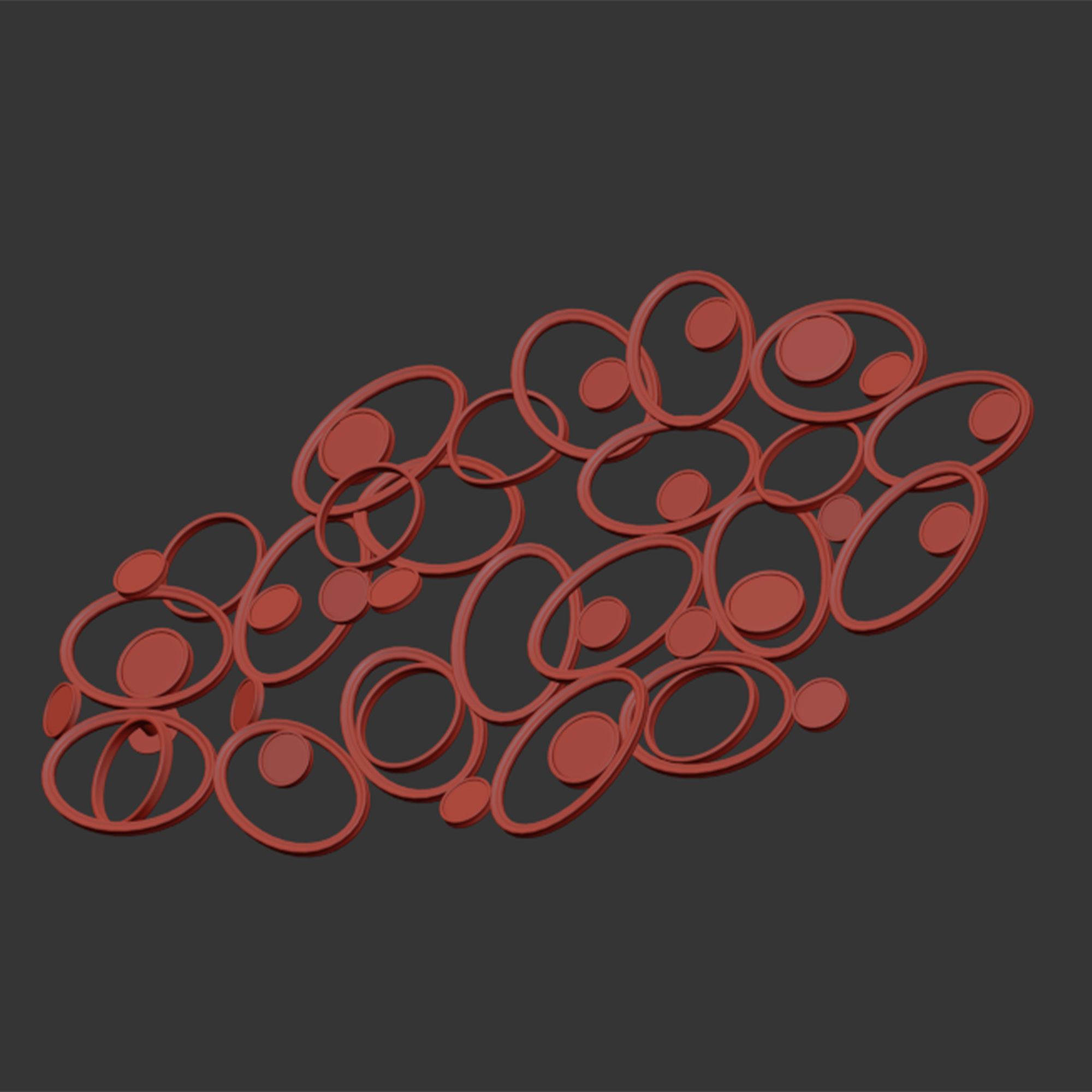 Mercer41 metal and mirror wall 3D model_6