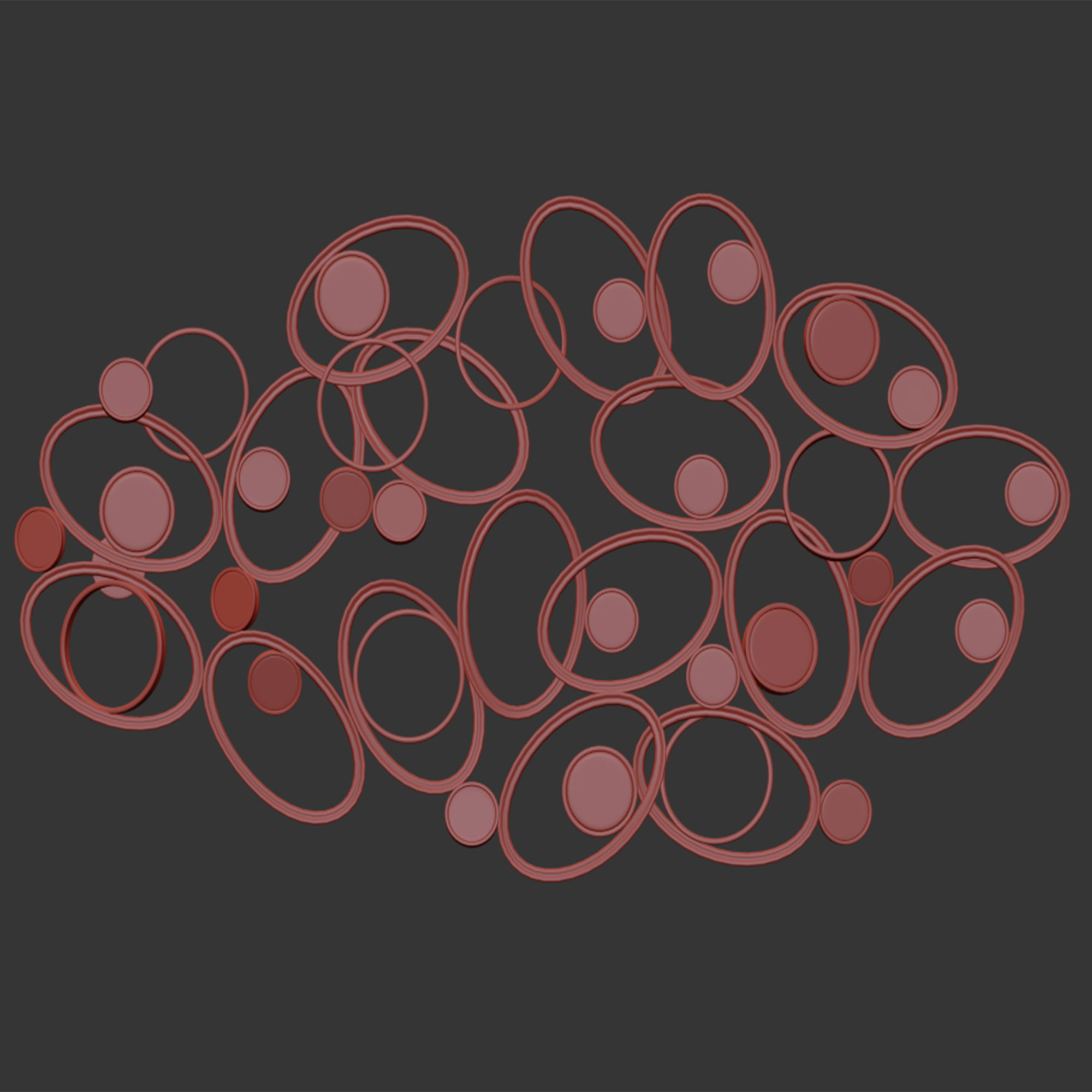 Mercer41 metal and mirror wall 3D model_5