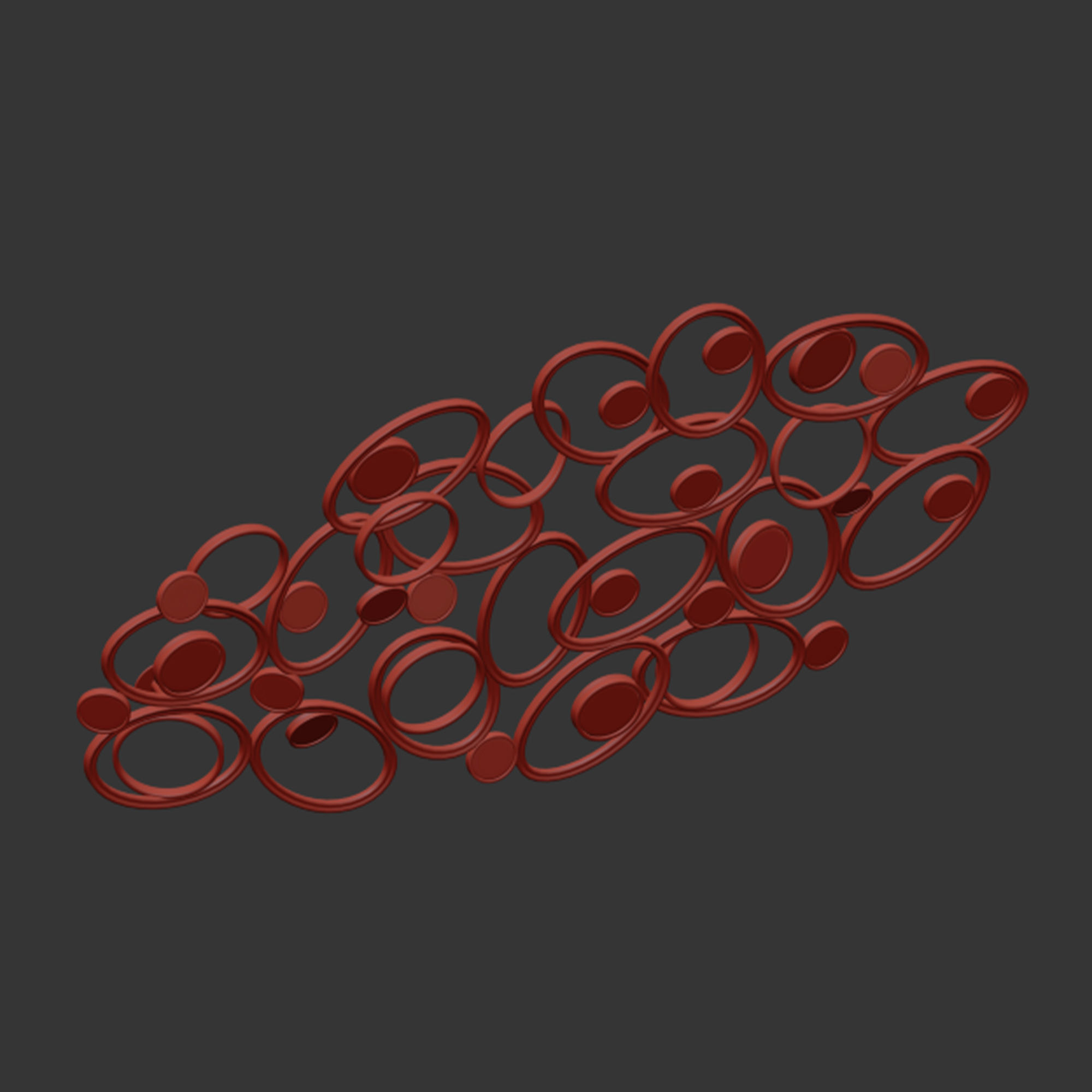 Mercer41 metal and mirror wall 3D model_7