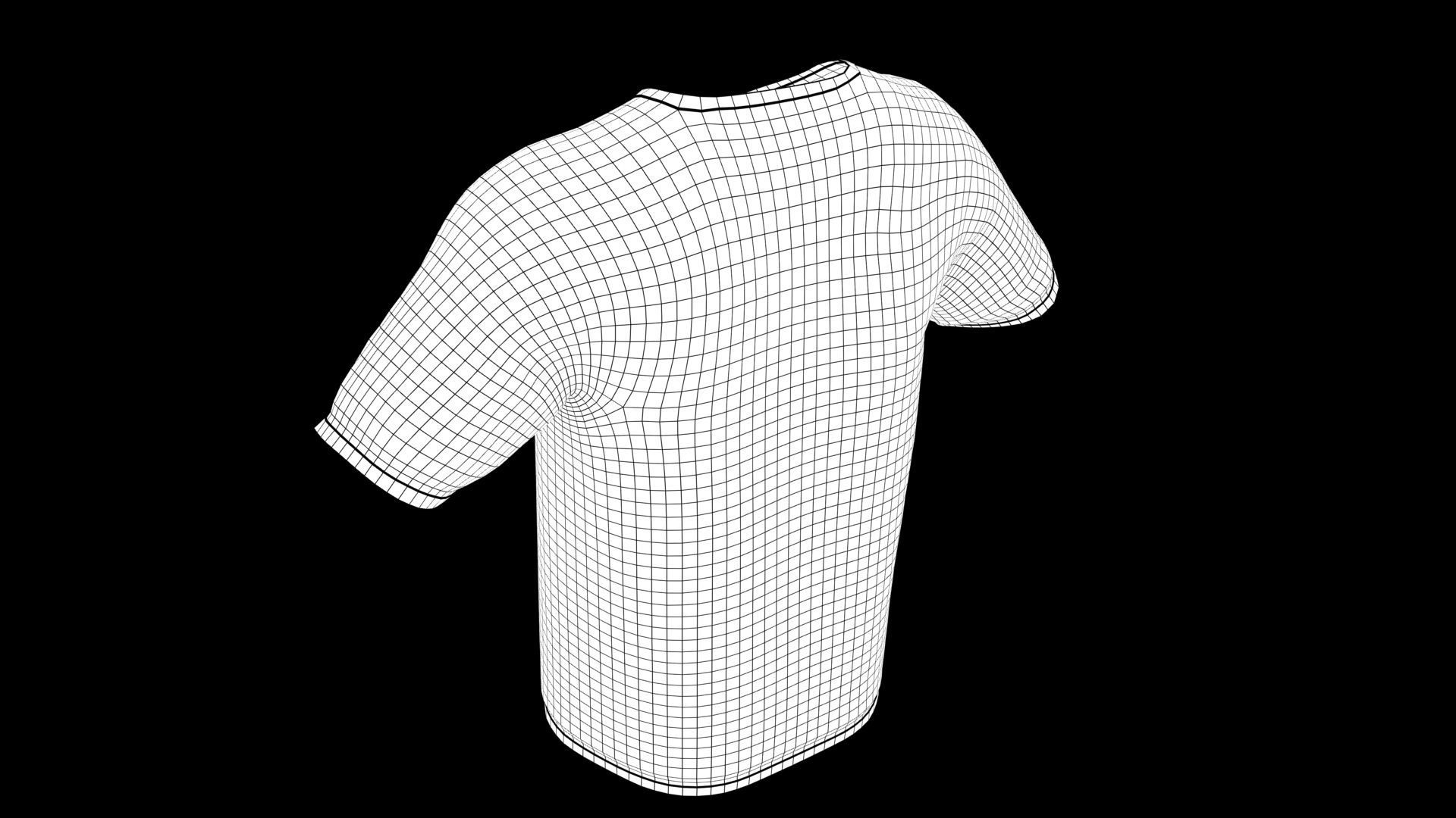t-shirt emoji 3D model_5