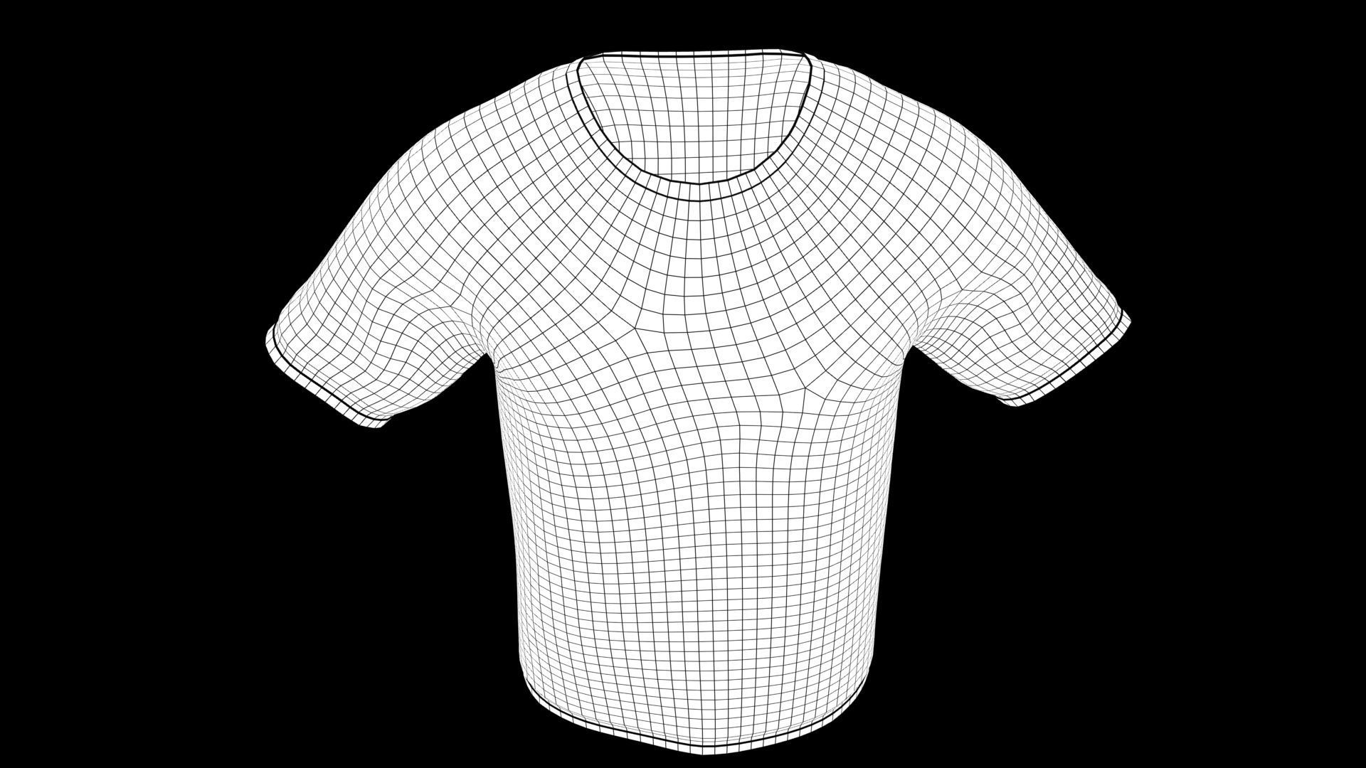 t-shirt emoji 3D model_9