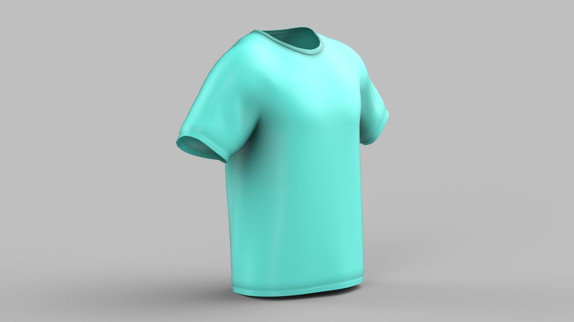t-shirt emoji 3D model_2