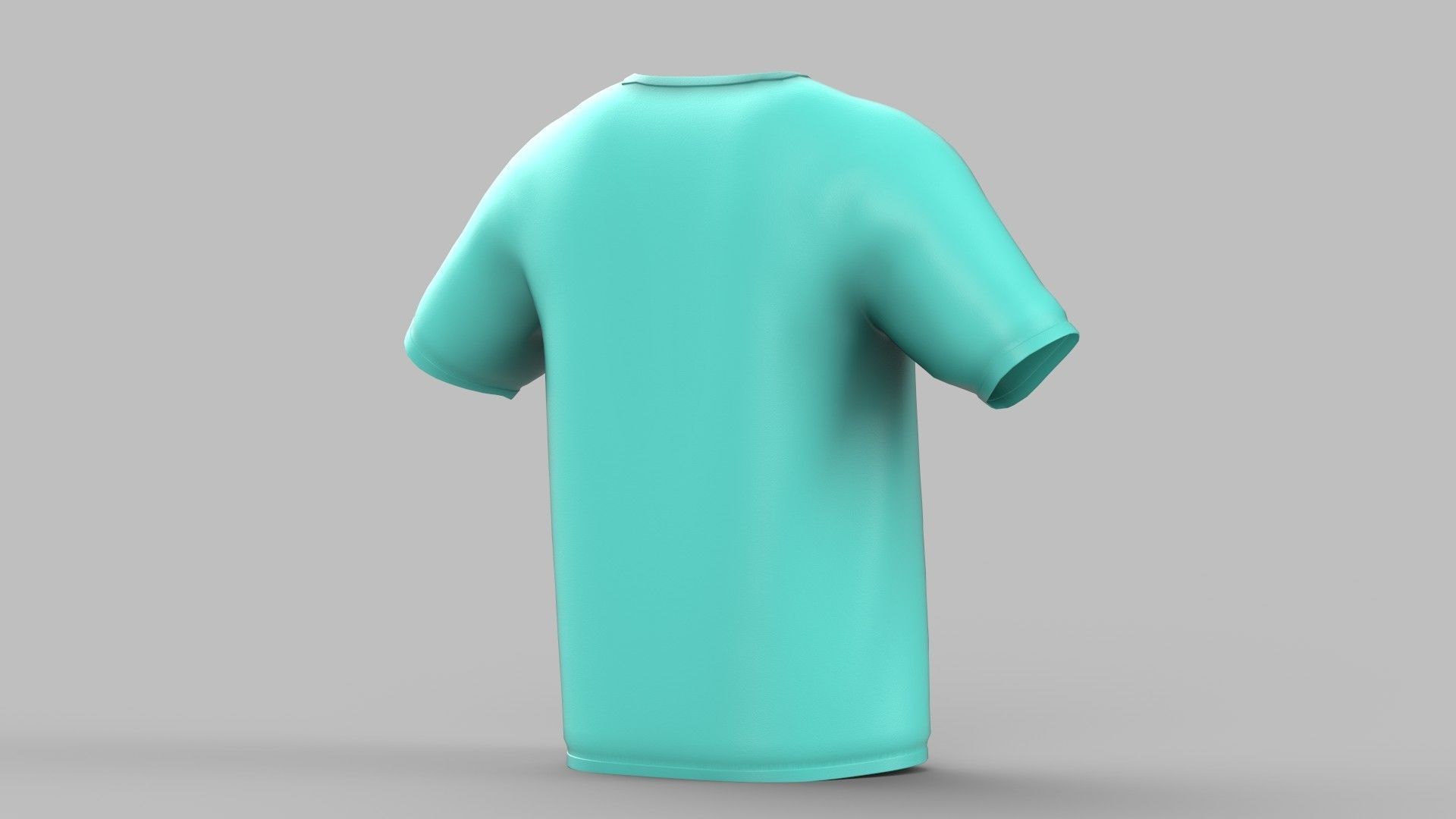 t-shirt emoji 3D model_4