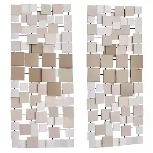 Contemporary Geometric Wall Decor 3D model