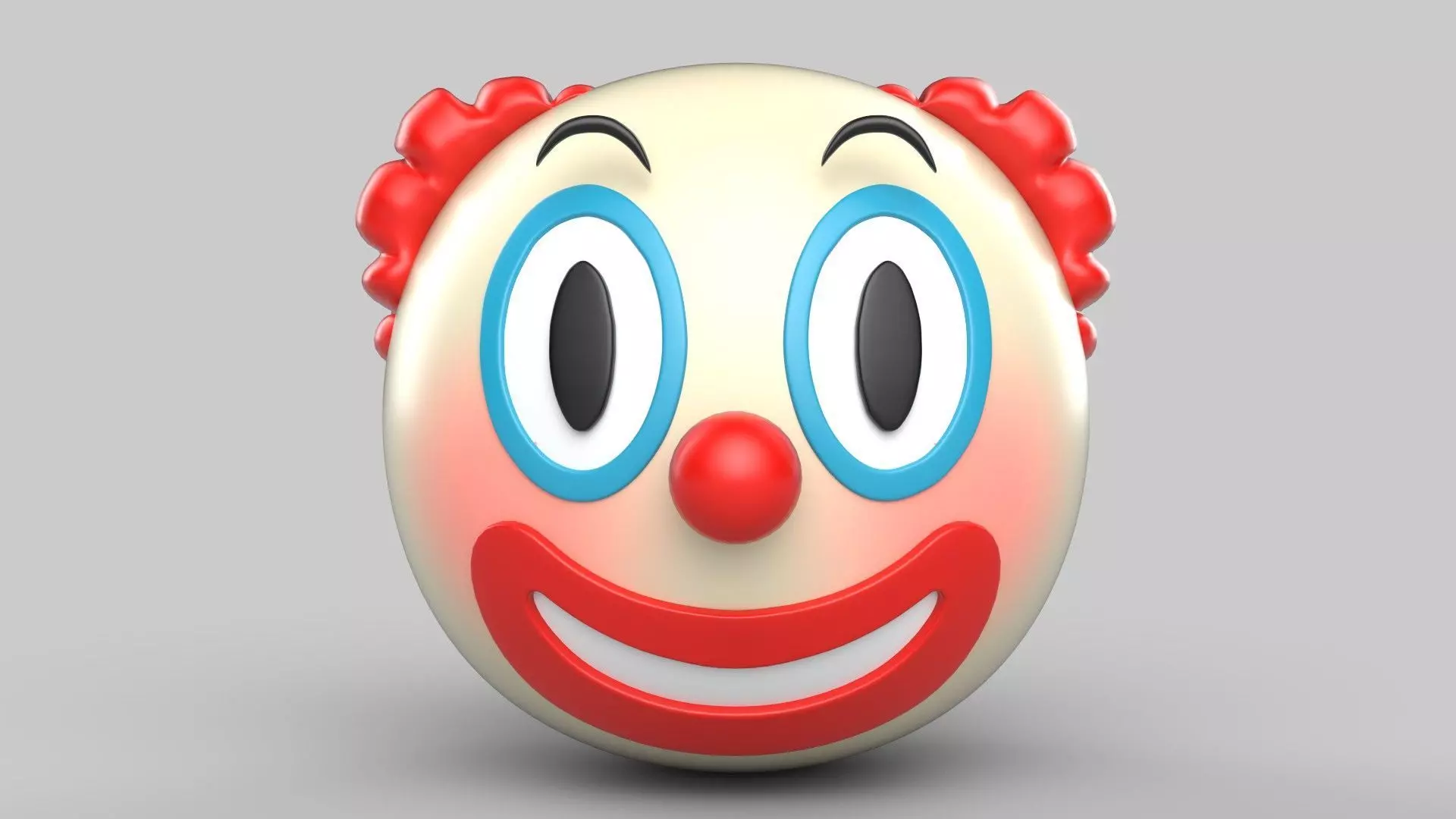 clown emoji 3D model