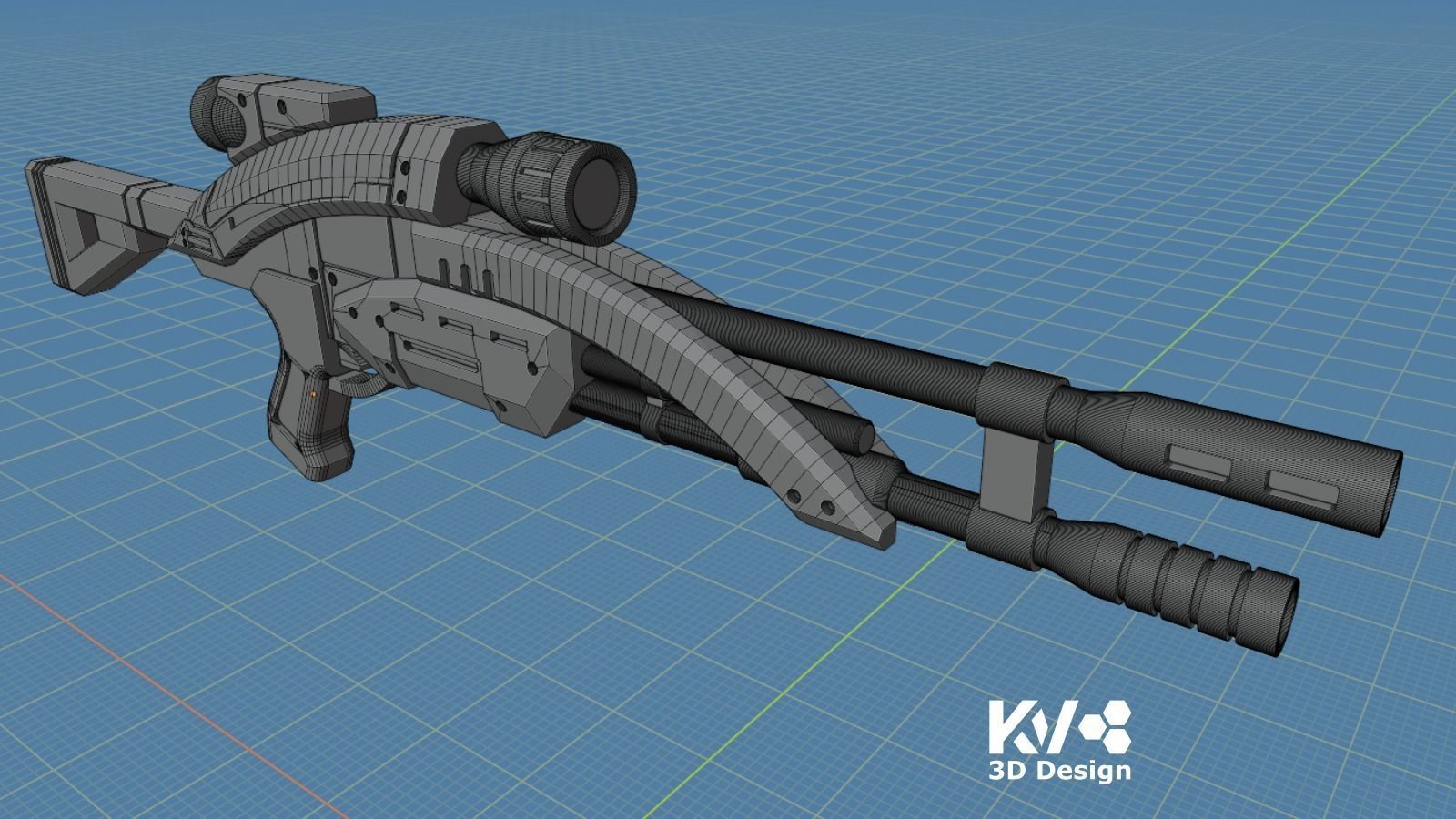 KV-Mass Effect-M92 Mantis 3D print model_9