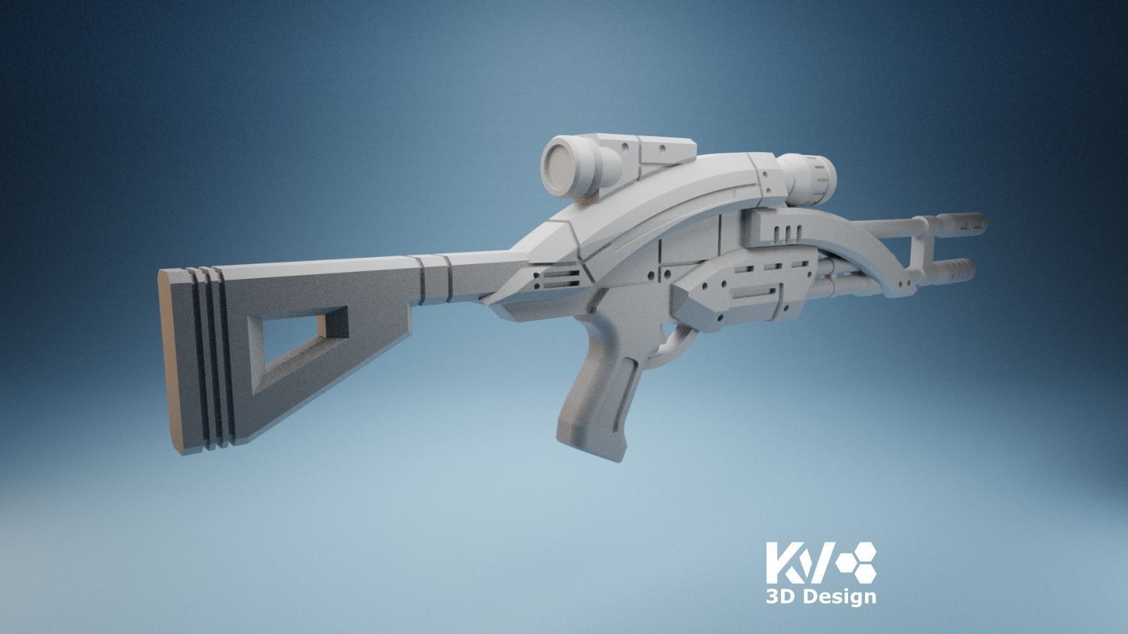 KV-Mass Effect-M92 Mantis 3D print model_1