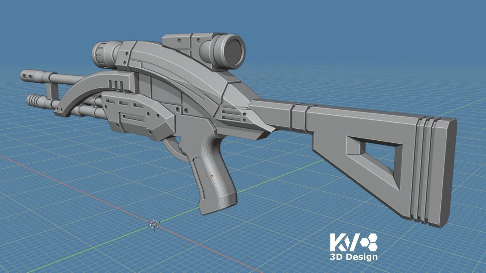 KV-Mass Effect-M92 Mantis 3D print model_5