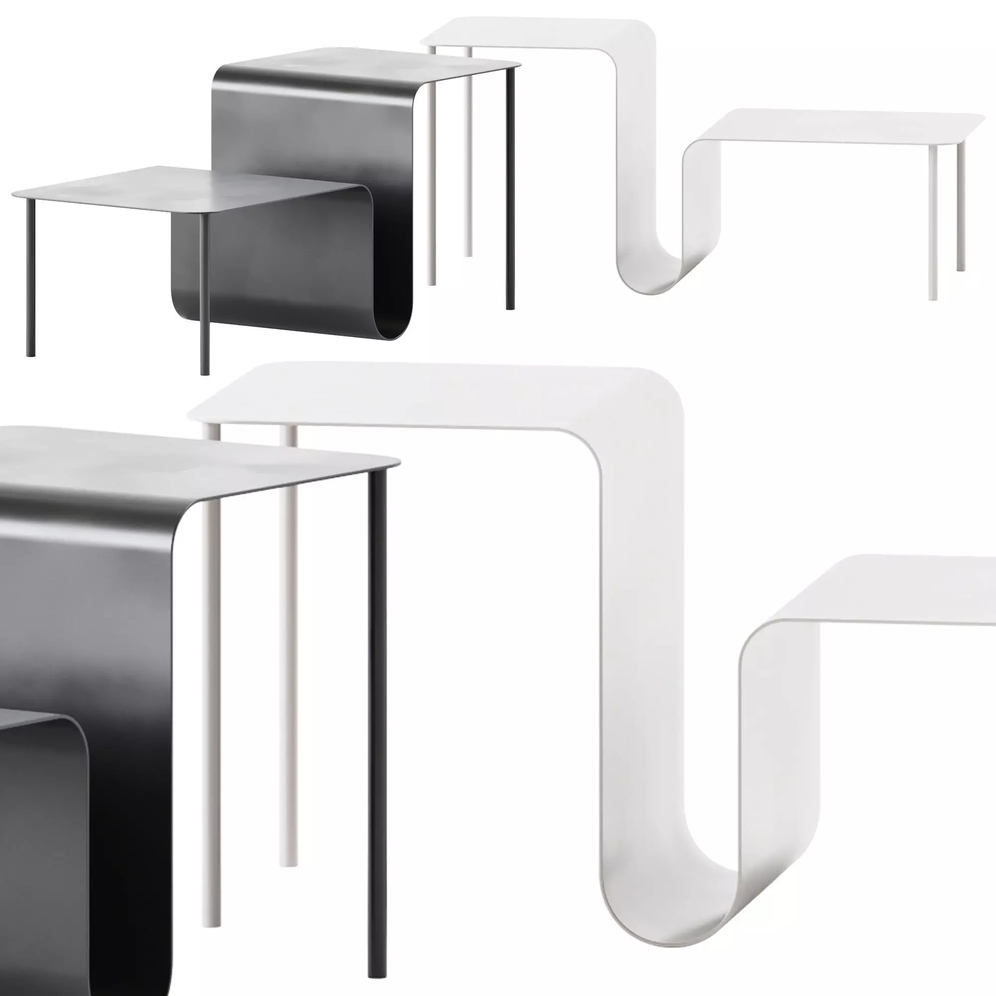 Wave Wa T000 Table by True Design 3D model