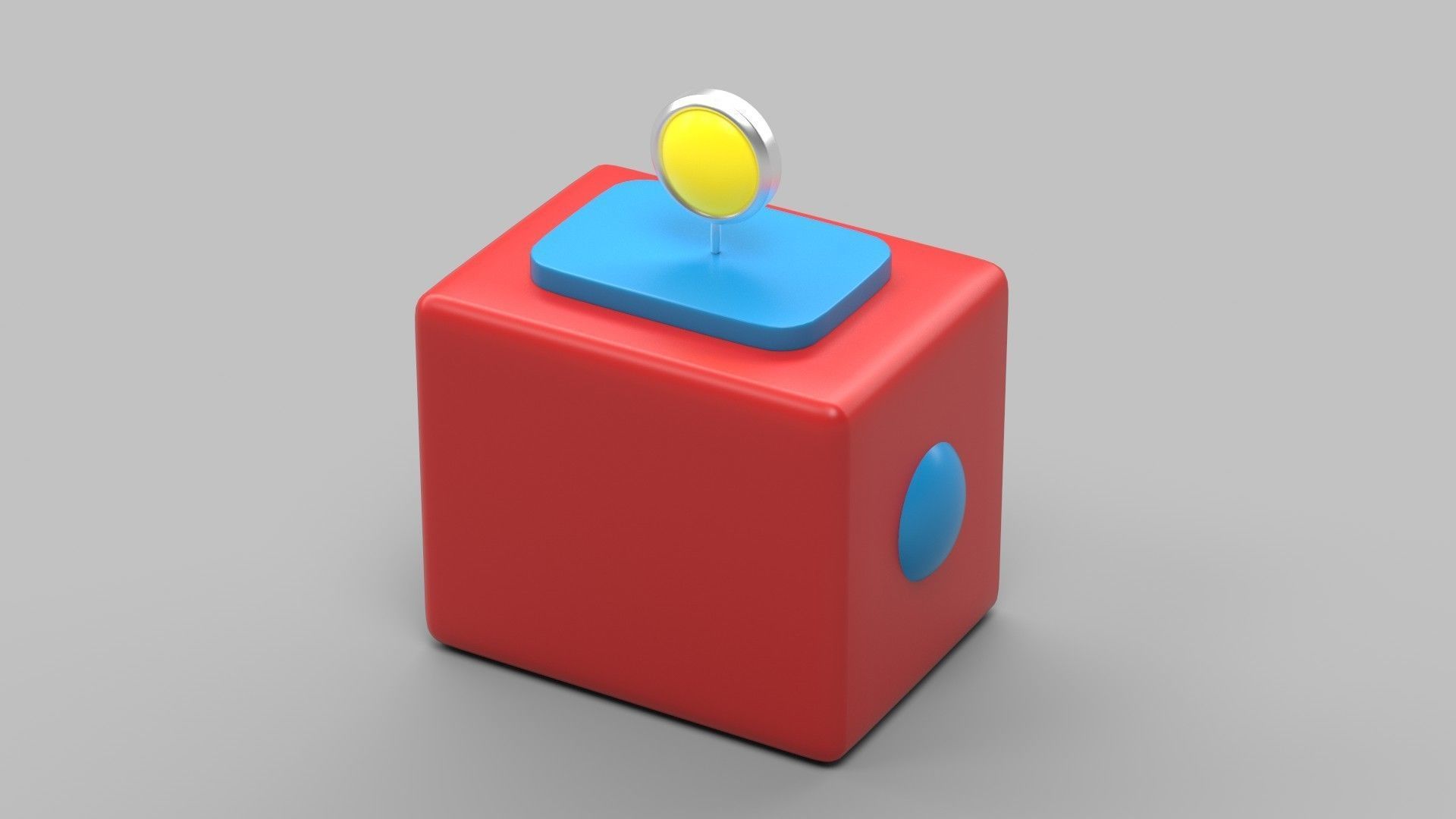 robot emoji 3D model_3