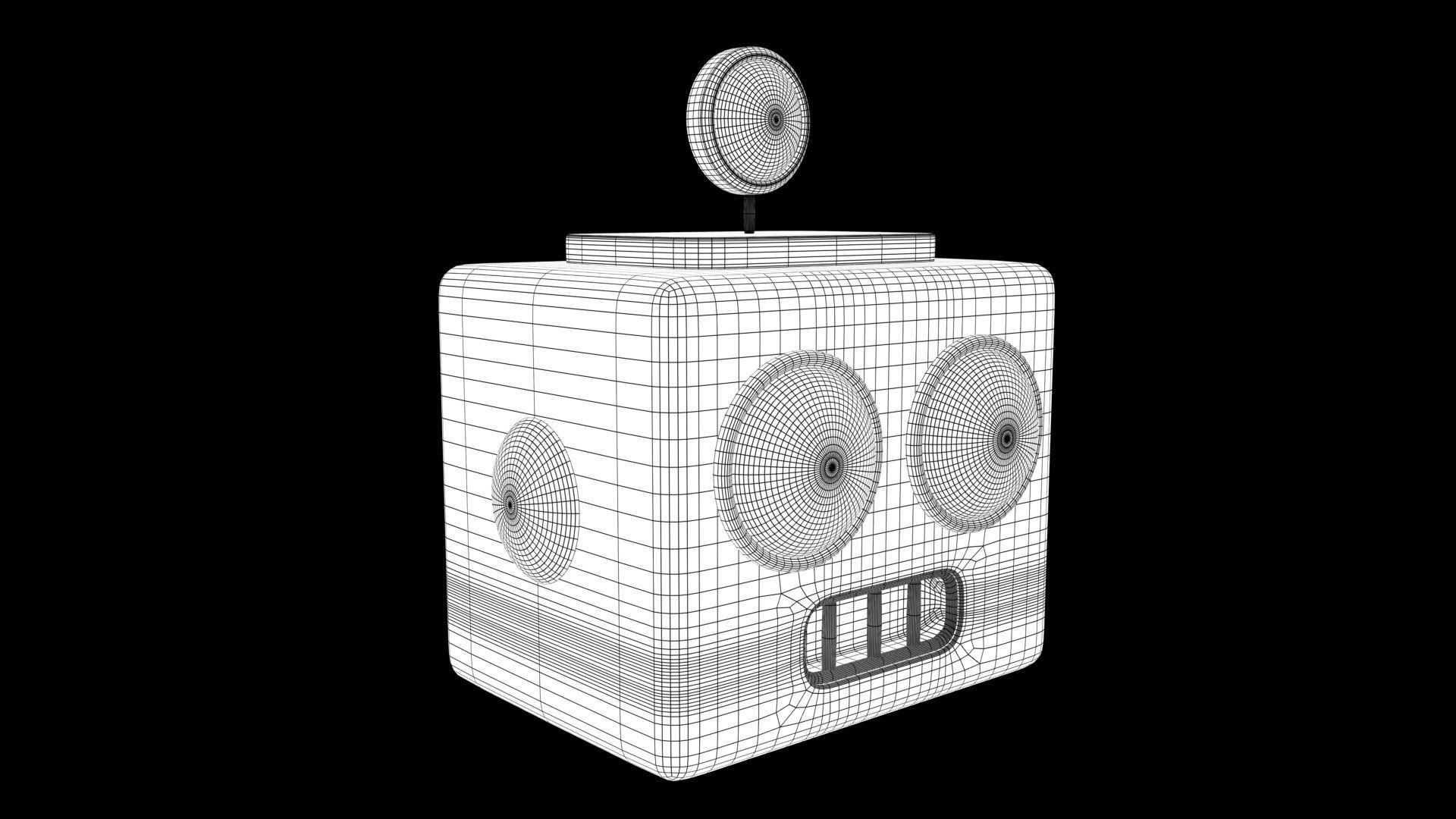 robot emoji 3D model_8