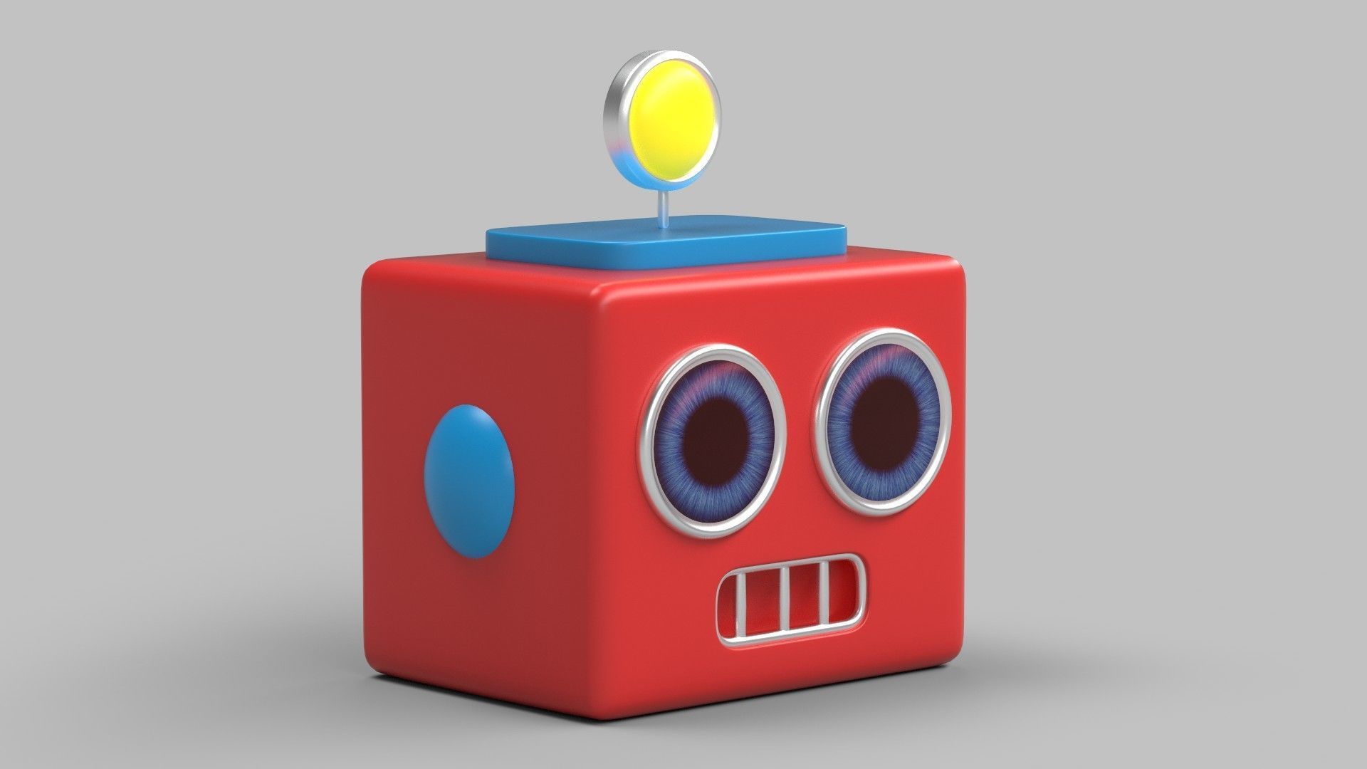 robot emoji 3D model_2