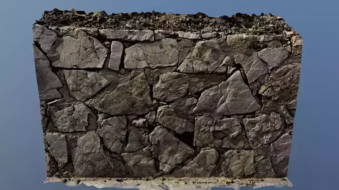 naturestonewall01 pile of rocks and dirt