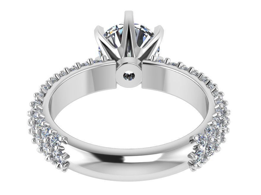 Textured Bridge Ring 1920  3D print model  3D print model_3