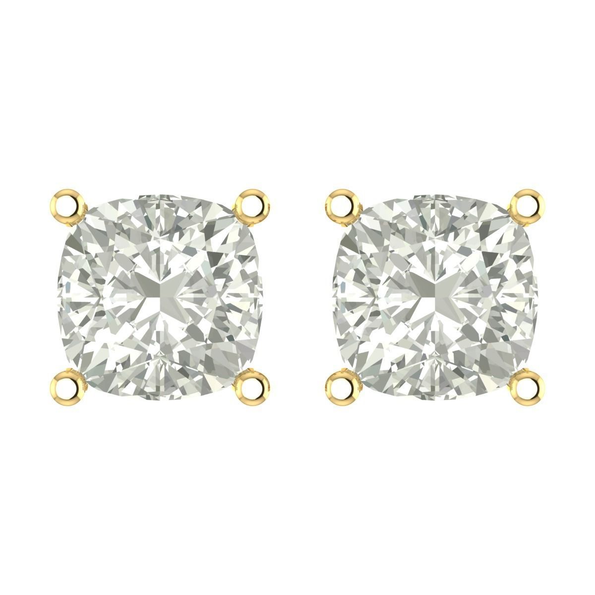 solitaire diamond  3D print model_11