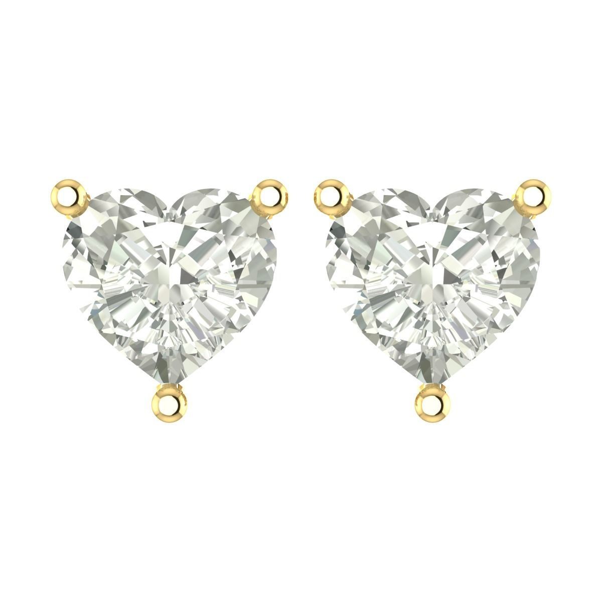 solitaire diamond  3D print model_15