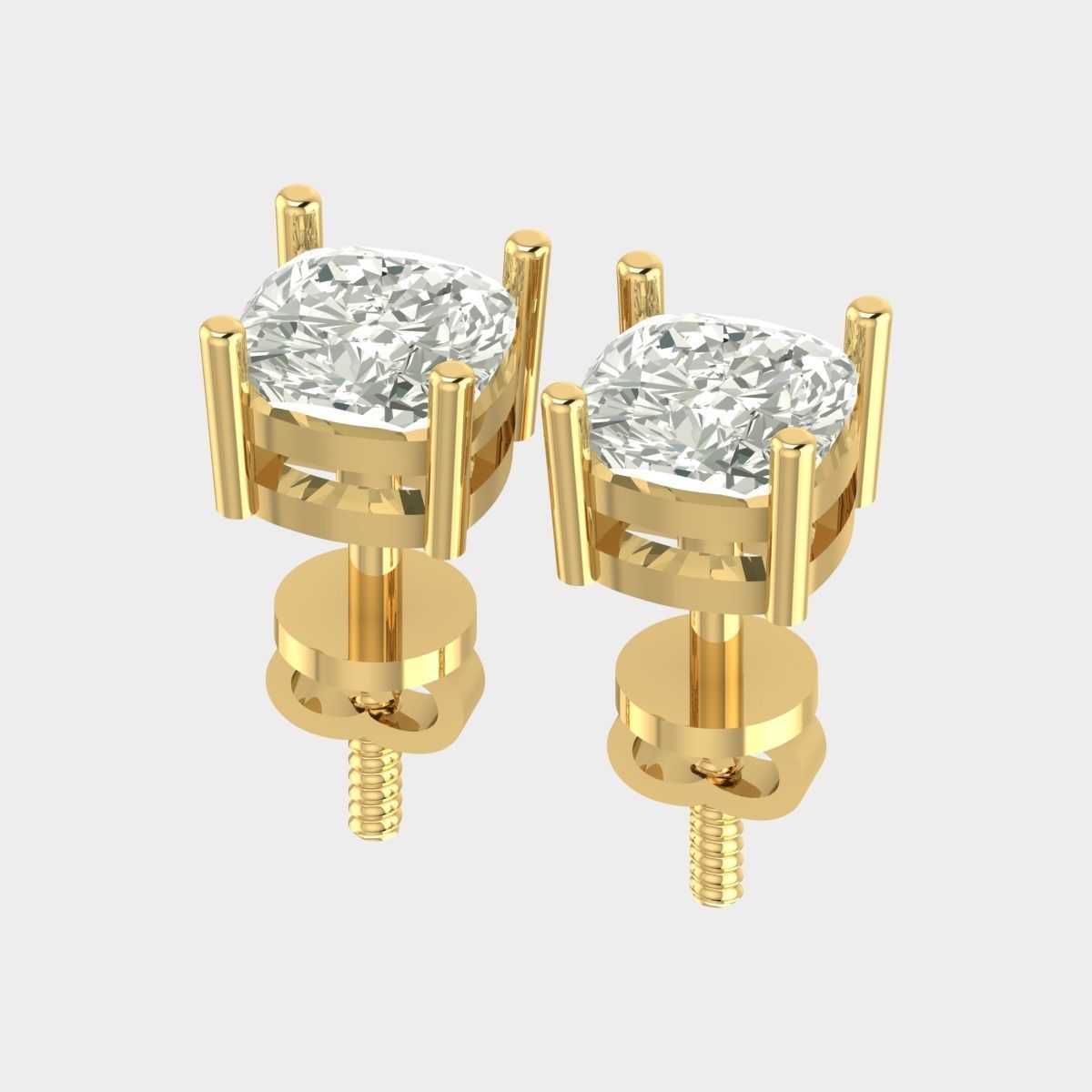 solitaire diamond  3D print model_12