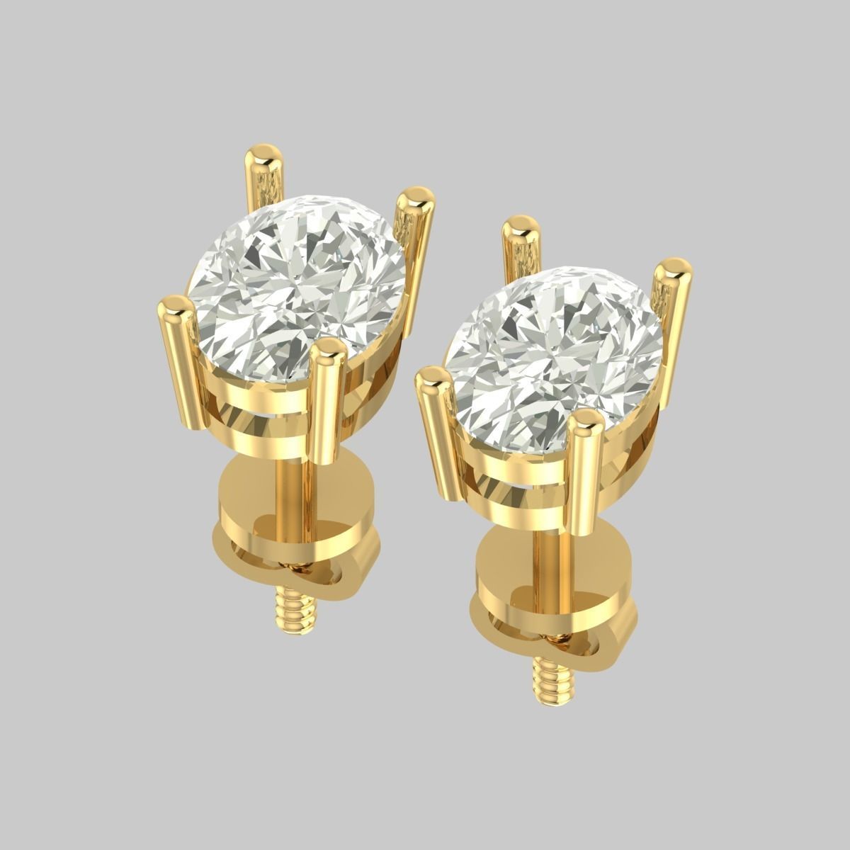 solitaire diamond  3D print model_10