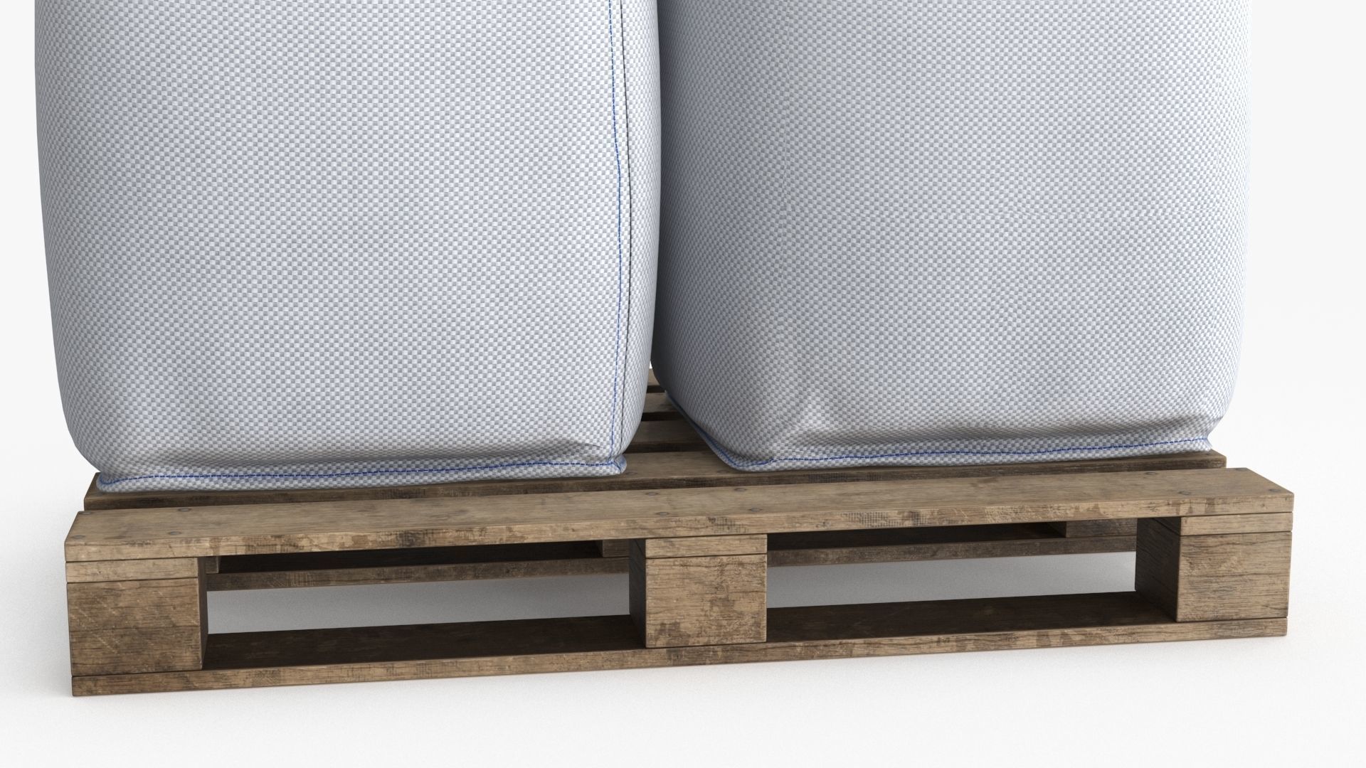 Bulk Bag Low-poly 3D model_13