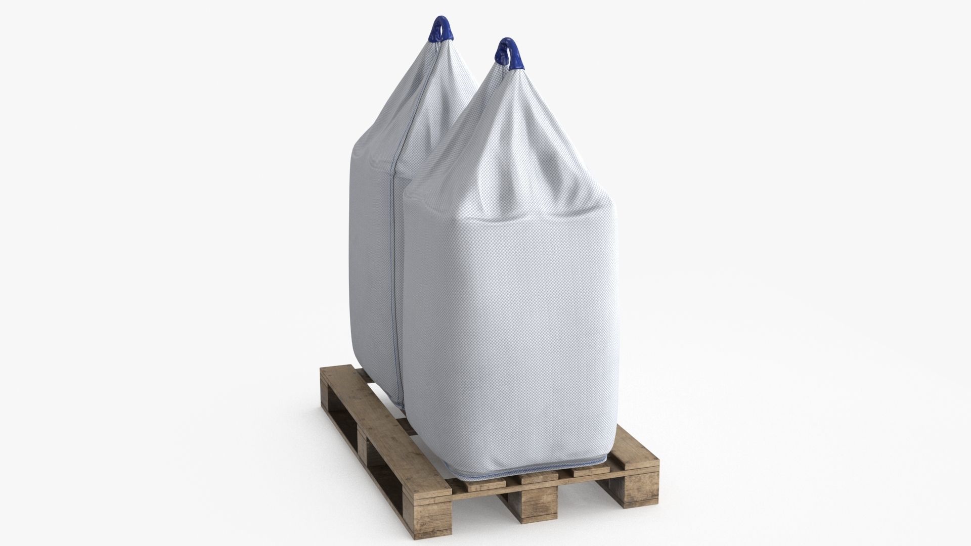 Bulk Bag Low-poly 3D model_5