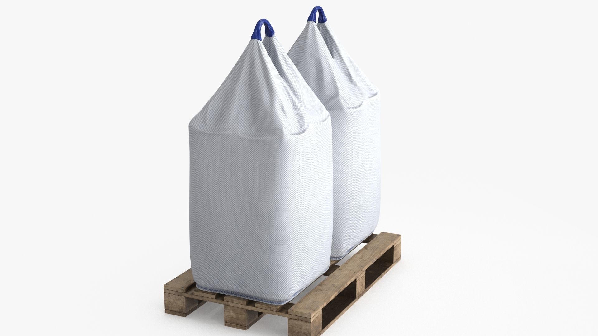 Bulk Bag Low-poly 3D model_10