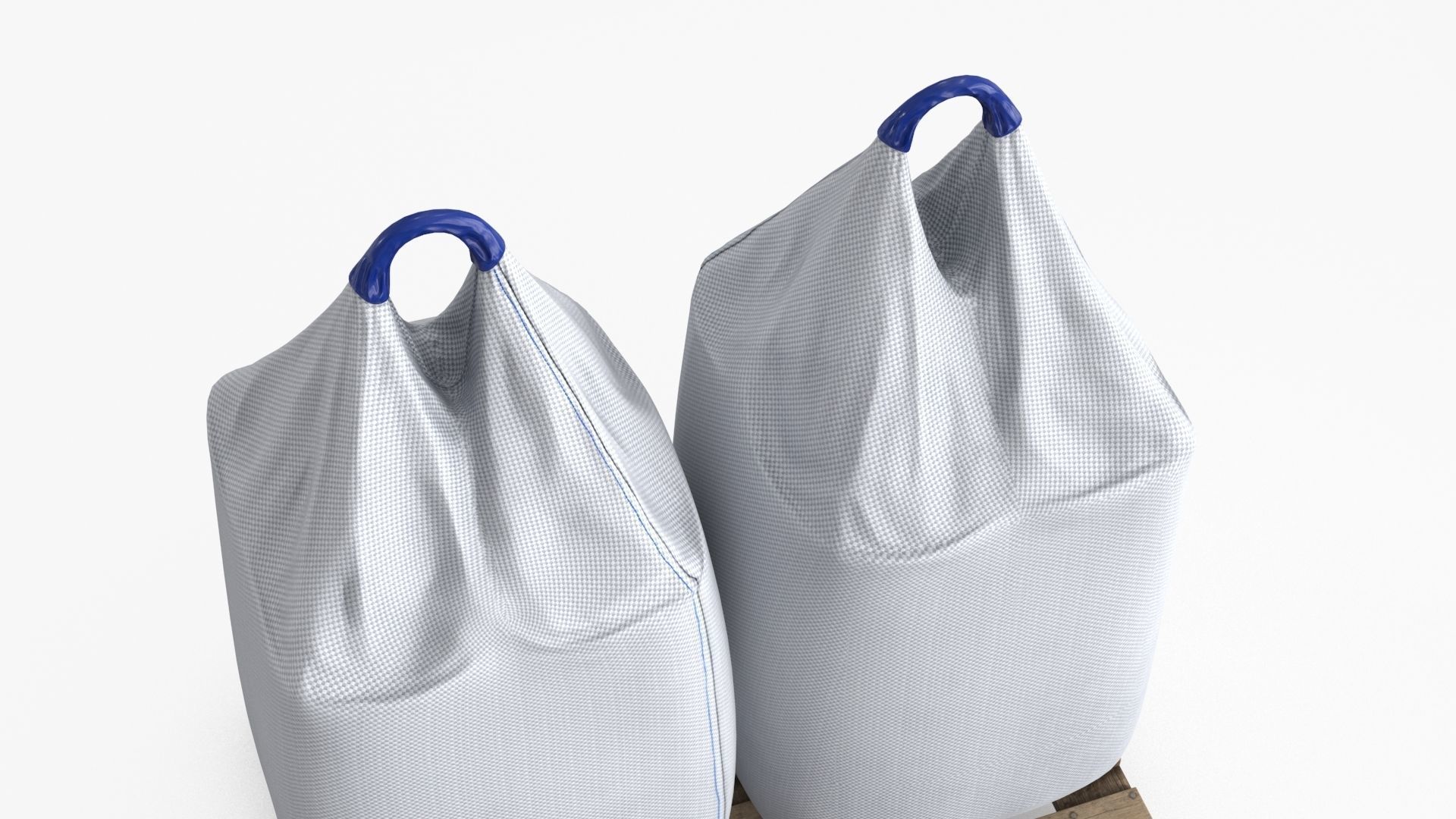 Bulk Bag Low-poly 3D model_11