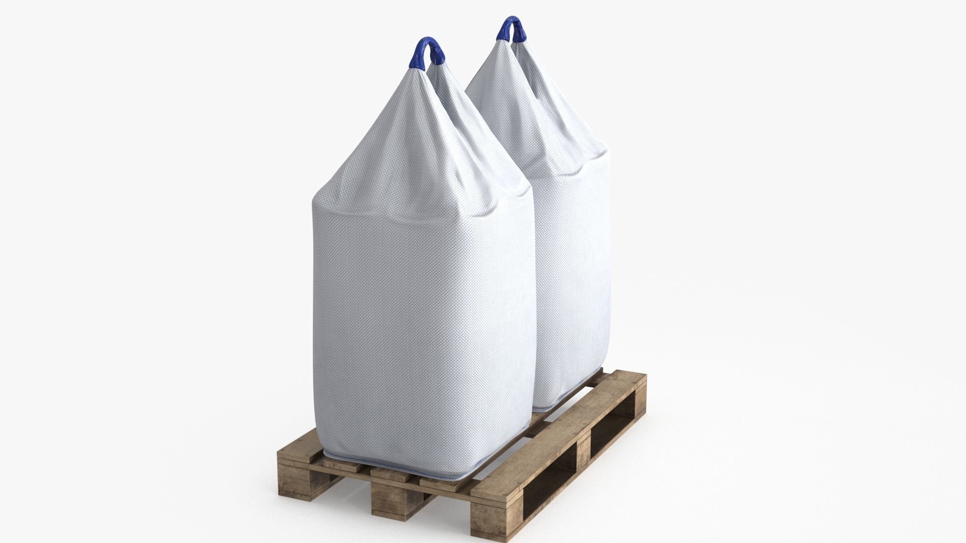 Bulk Bag Low-poly 3D model_6