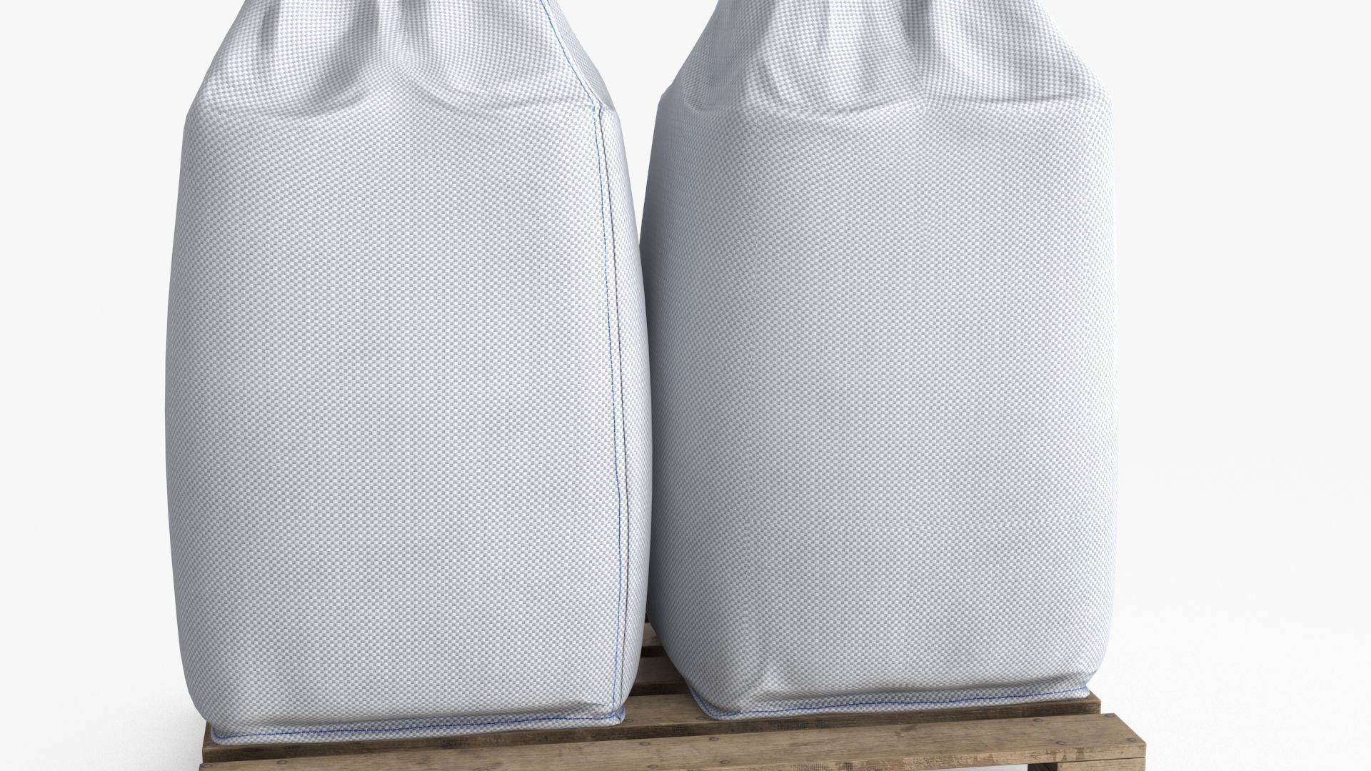 Bulk Bag Low-poly 3D model_12