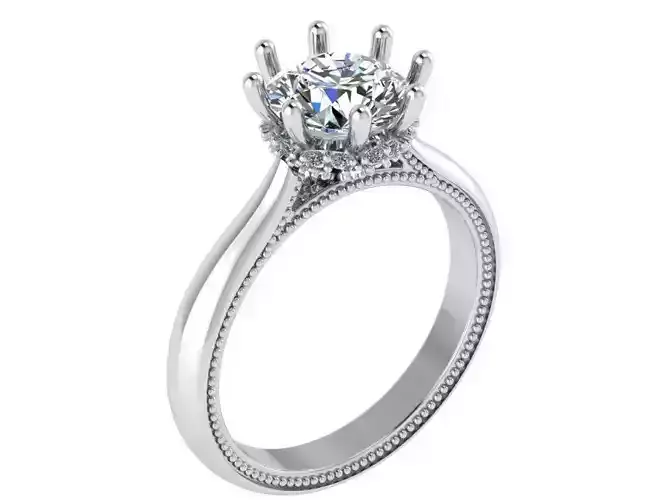 Diamond ring 1921 3D print model