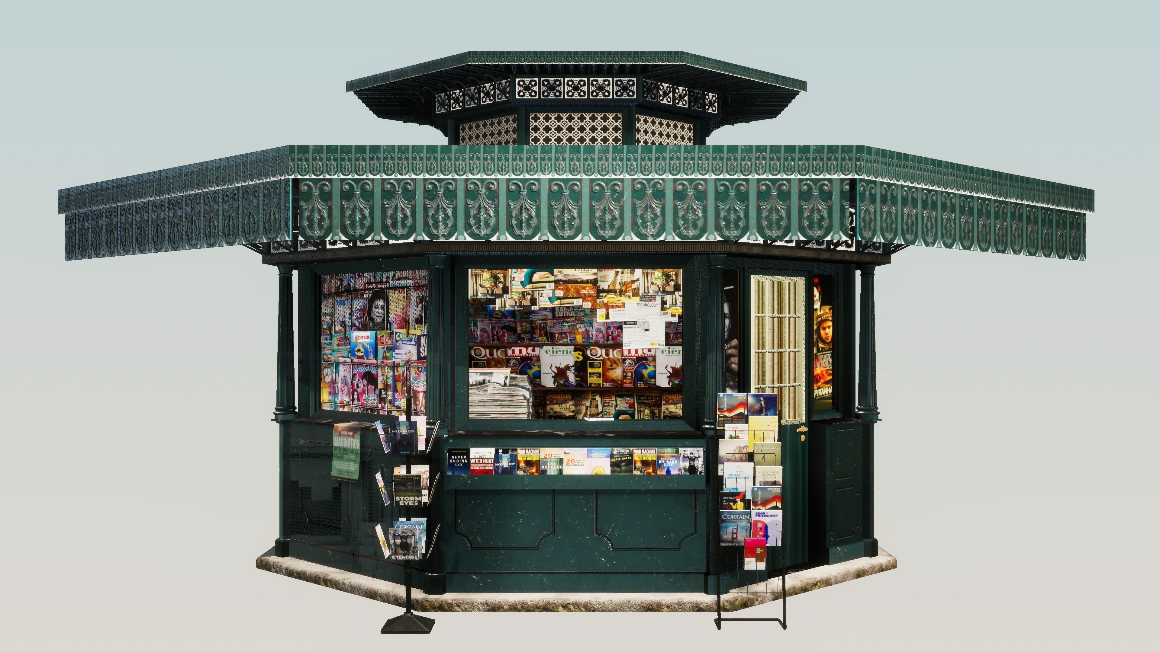 Store Front Pack 2 Low-poly 3D model_3