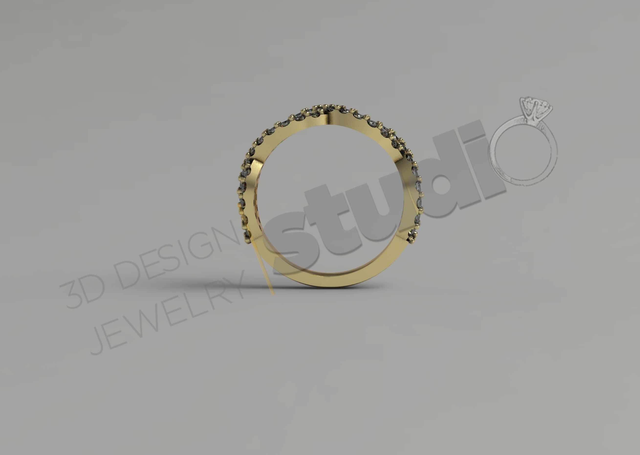 Ring luxury design model 3D print model_3