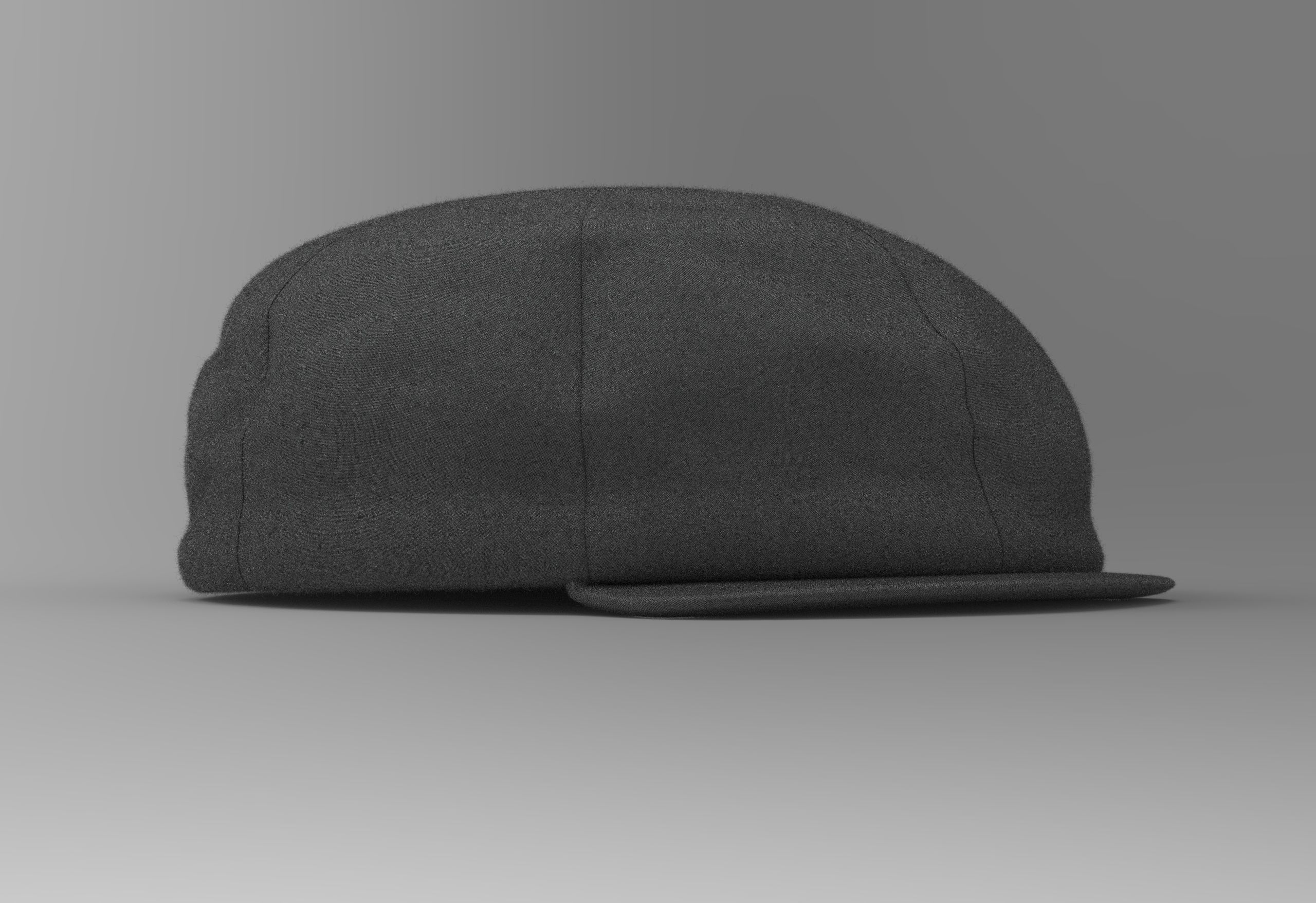 Peaked Cap Low-poly 3D model_4