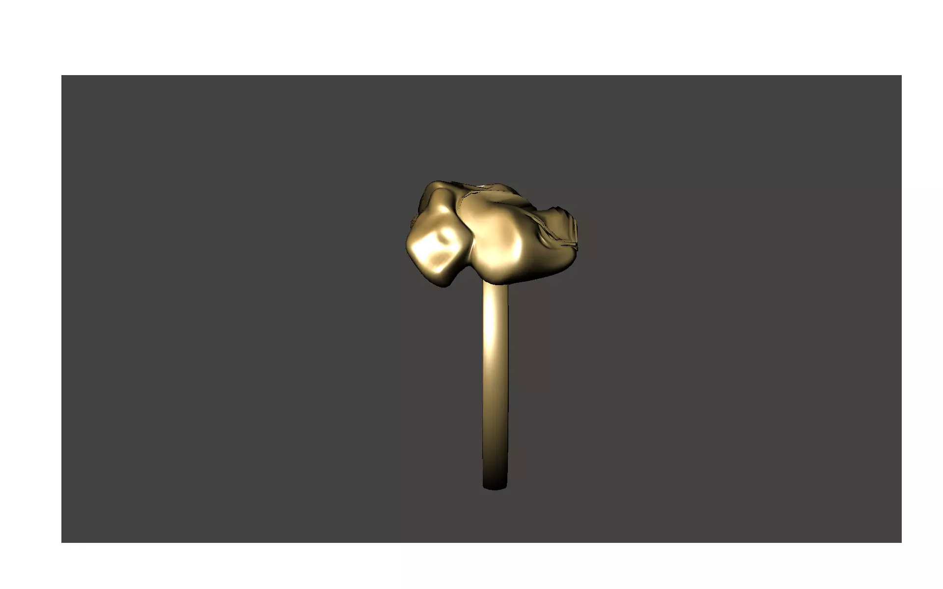 Amorphous Ring 3D print model