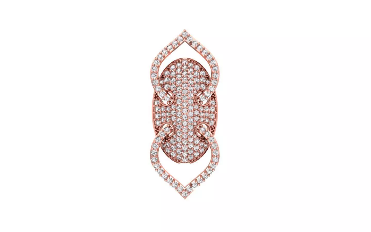 Solitaire Women Pendants 3dm STL OBJ FBX Renders Details 3D print model_0