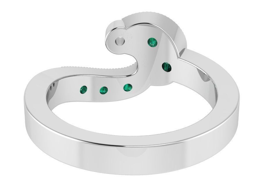 Fashion Design ring 1922 3D print model 3D print model_3