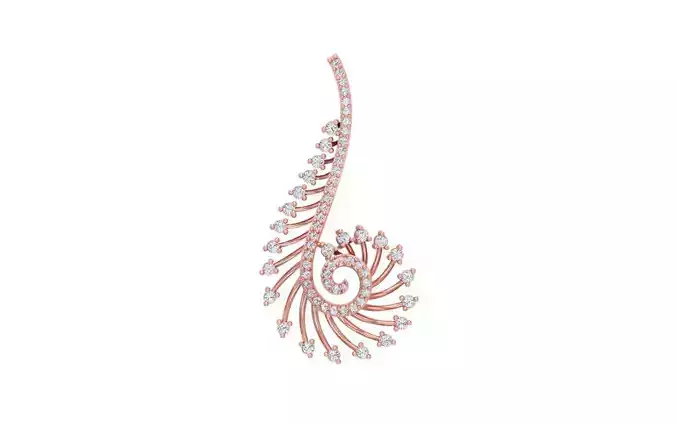 Solitaire Women Pendants 3dm STL OBJ FBX Renders Details