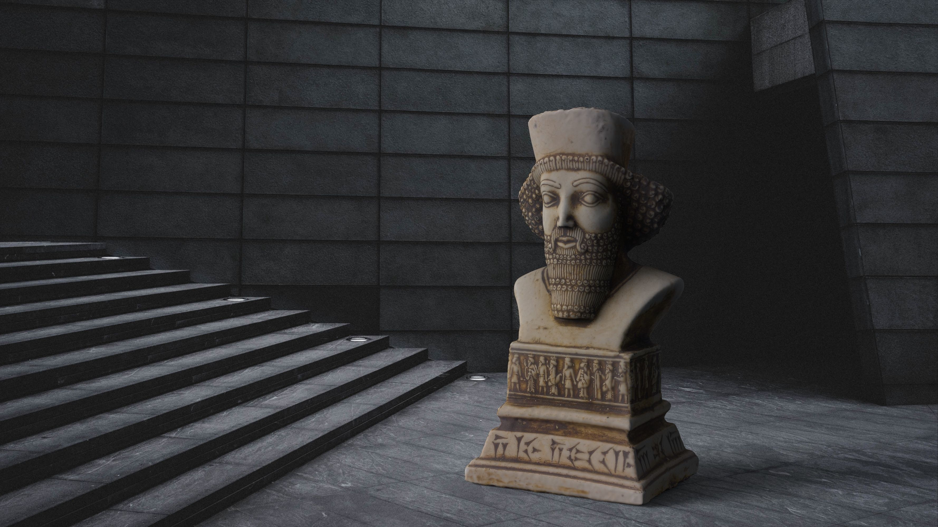 King Darius the Great 3D model_6