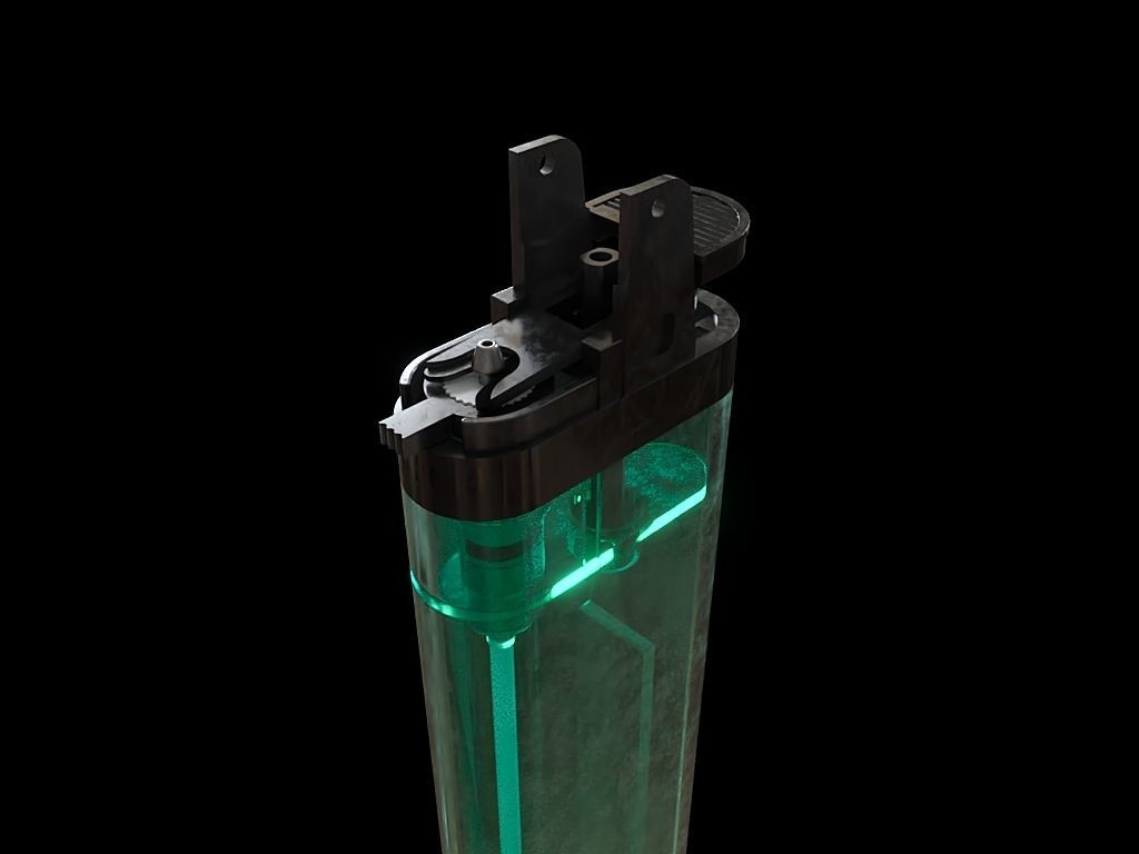 Lighter 3D model_1
