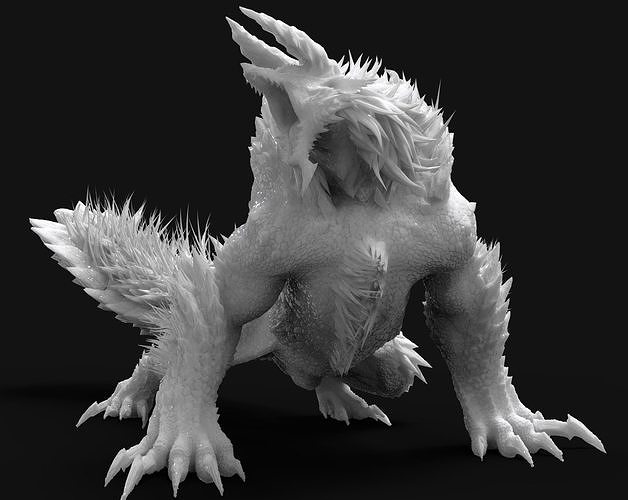 Monsterhunter world Zinogre 3D print model 3D print model