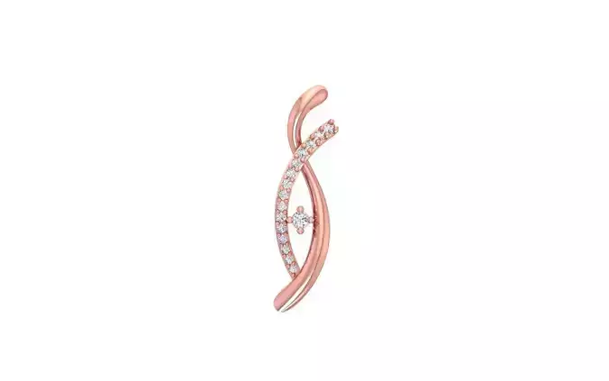 Solitaire Women Pendants 3dm STL OBJ FBX Renders Details