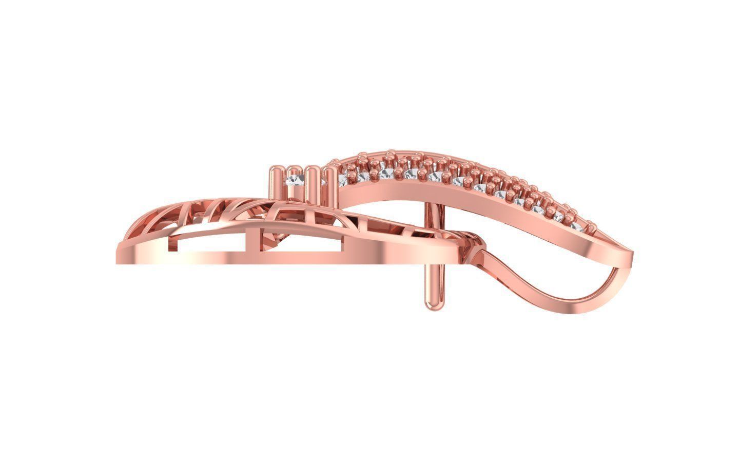 Solitaire Women Pendants 3dm STL OBJ FBX Renders Details 3D print model_1