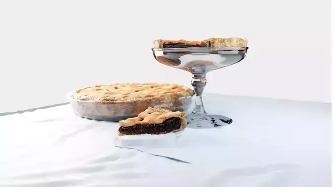 well made Apple Pie  made in blender
