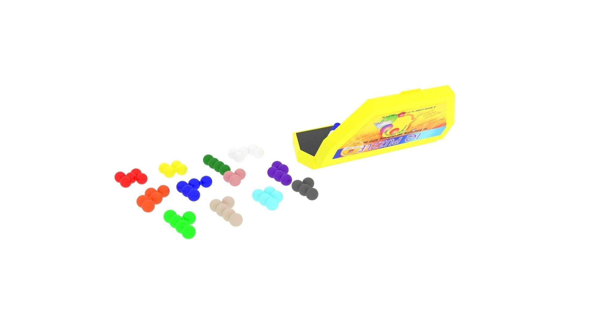 Iq Puzzle 3D model_4