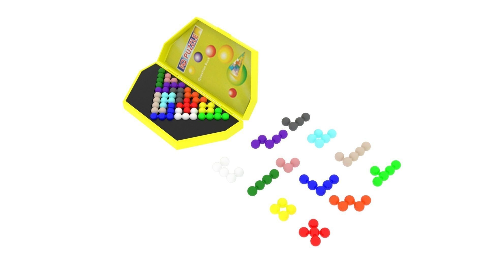 Iq Puzzle 3D model_1