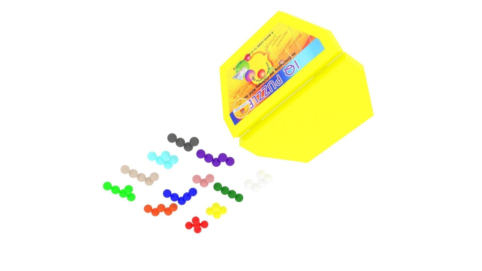 Iq Puzzle 3D model_8